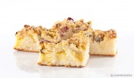 Plaatcake pudding rabarber afbeelding